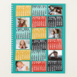 2025 Jaar Maandkalender Modern 12 Fotocollage Planner<br><div class="desc">Voeg wat moderne koelte uit het midden van de eeuw toe aan je leven met deze prachtige 2025-kalenderplanner met ruimte voor 12 van je aangepaste foto's. Aan de binnenkant hebben deze planners pagina's voor u om uw weken en maanden te organiseren. Met de toevoeging van de jaarlijkse kalenderdekking, kunt u...</div>