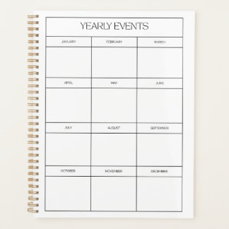 2025 Jaar Planner | Minimalistische Wandkalender