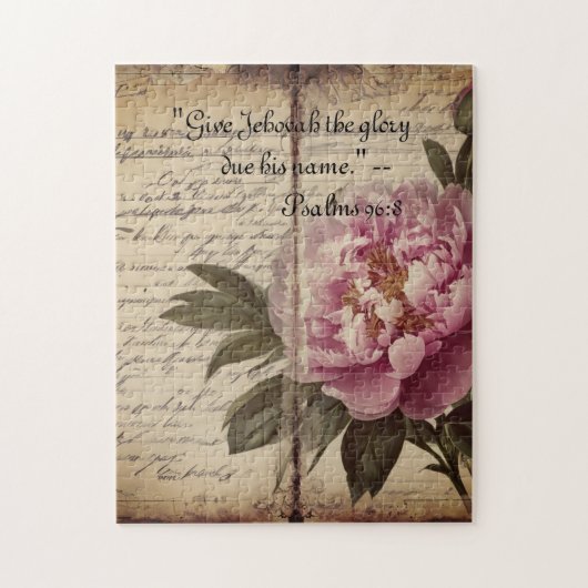 2025 jaar Tekst JW Legpuzzel (Verticaal)