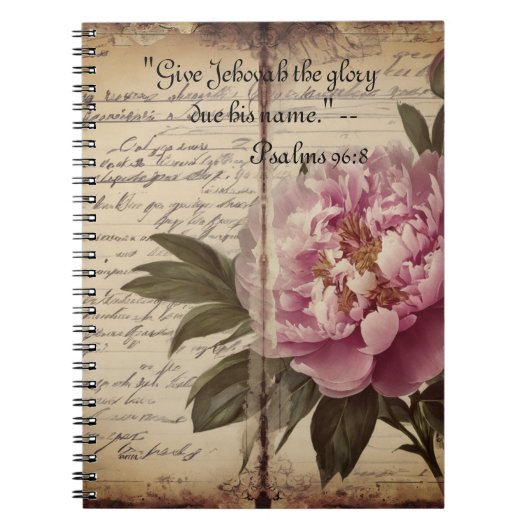 2025 jaar Tekst JW Notitieboek (Voorkant)