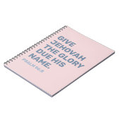 2025 Jaar Tekst Notitieboek – Psalm 96:8 | JW-Noti (Linkerzijde)