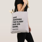2025 Jaar Tekst Psalm 96:8 | JW-Canvas tas (Dichtbij)