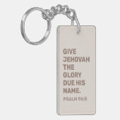 2025 Jaar Tekst Sleutelhanger – Psalm 96:8 | JW-Sl (Voorkant Links)