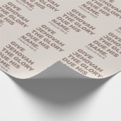 2025 Jaar Tekstgeschenken – Psalm 96:8 | JW Cadeaupapier (Hoek)