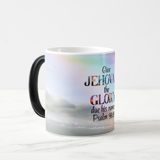 2025 Jaar Text Coffee Mok voor Jehovah’s Getuigen (Voorkant links)