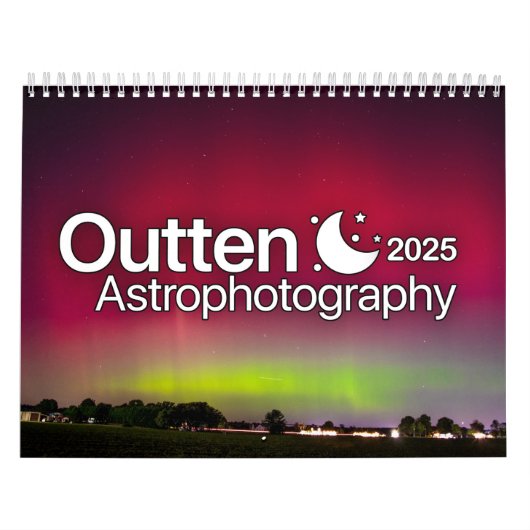 2025 Jaar van de Ruimte Outten Astrofotografie Kalender (Hoes)
