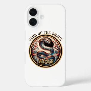 2025 JAAR VAN DE SLANG Chinees nieuwjaar cadeau id iPhone 16 Hoesje