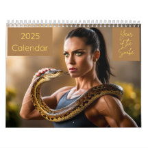 2025 Jaar van de Slang FITSTE DAMES Kalender