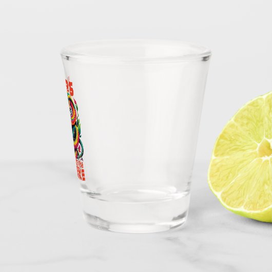 2025 Jaar van de Slang Shot Glas (Rechts)