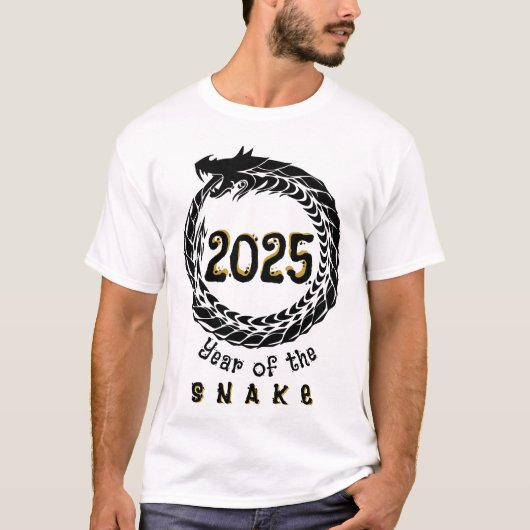 2025 Jaar van de Slang T-shirt (Voorkant)