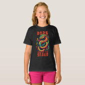 2025 Jaar van de Slang T-shirt (Voorkant volledig)