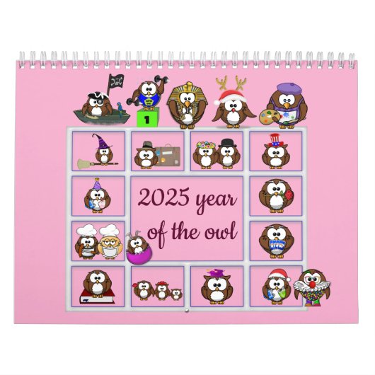 2025 Jaar van de Uil Kalender (Hoes)