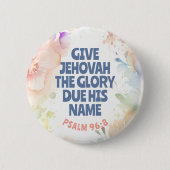 2025 JaarTekst Gift | JW-badge Ronde Button 5,7 Cm (Voorkant)