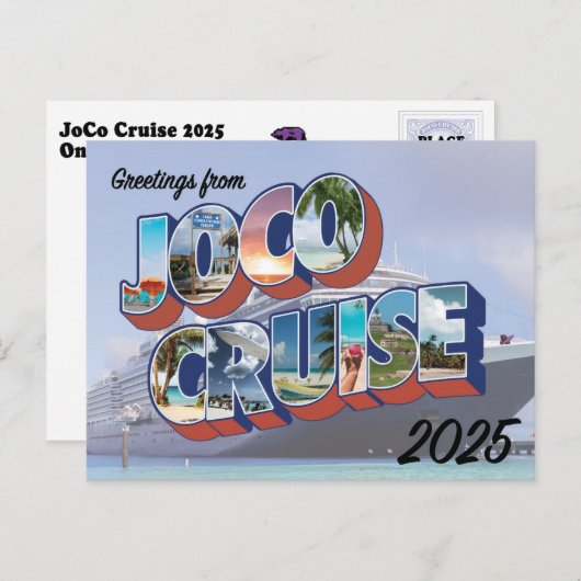 2025 JoCo On-Board Post Kaart (Voorkant / Achterkant)