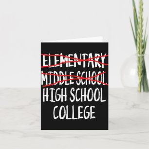 2025 Junior High Afstuderen - Funny Middle School Kaart