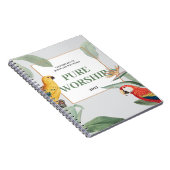 2025 JW conventie pure aanbidding tropisch ontwerp Notitieboek (Rechterzijde)