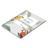 2025 JW conventie pure aanbidding tropisch ontwerp Notitieboek (Linkerzijde)