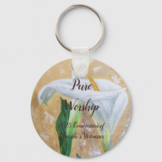 2025 JW convention customize also name Sleutelhanger (Voorkant)