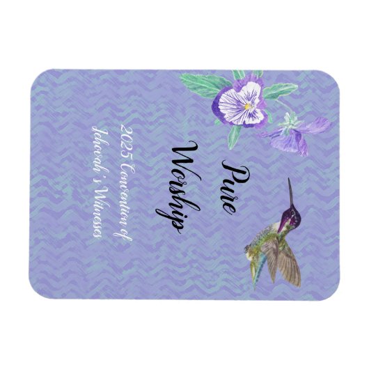 2025 JW convention customize Magneet (Horizontaal)