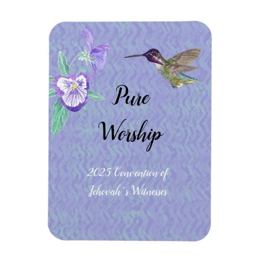 2025 JW convention customize Magneet (Verticaal)