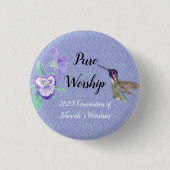 2025 JW convention customize Ronde Button 3,2 Cm (Voorkant)