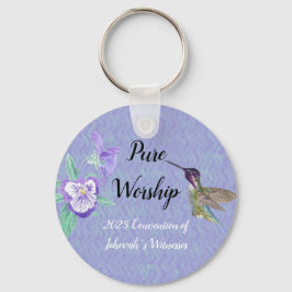 2025 JW convention with name customize Sleutelhanger