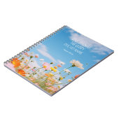 2025 JW Jaar Tekst Psalm 96:8 Bloemen Notitieboek (Linkerzijde)