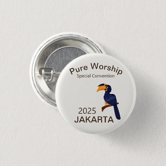 2025 JW Special Convention Jakarta, Indonesië Ronde Button 3,2 Cm (Voorkant /achterkant)