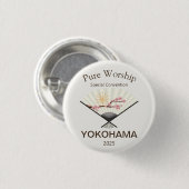 2025 JW Special Convention Yokohama Japan Ronde Button 3,2 Cm (Voorkant /achterkant)
