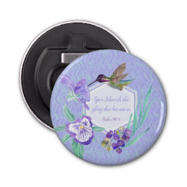 2025 JW year text Psalm 96:8 Button Flesopener