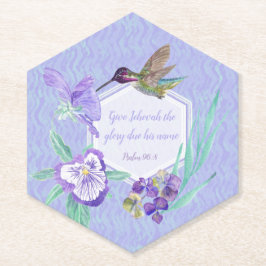 2025 JW year text Psalm 96:8 Kartonnen Onderzetters