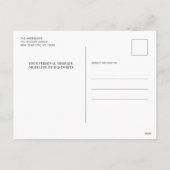 2025 Kalender Aangepaste Foto Huisdier Puppy Hond  Feestdagenkaart (Achterkant)