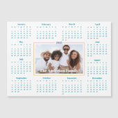 2025 Kalender Aangepaste Fotofamilie Keepsake Magn (Voorkant)