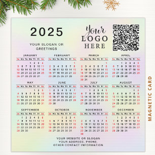 2025 kalender aangepaste QR code bedrijf Logo past