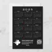 2025 Kalender Advent Wacht op de Heer Kerstmis Feestdagenkaart (Achterkant)