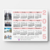 2025 Kalender Bedrijfsfoto Kerst Nieuwjaar Fotoplaat (voorkant)