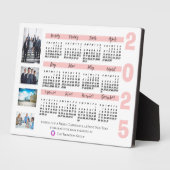 2025 Kalender Bedrijfsfoto Kerst Nieuwjaar Fotoplaat (Zijkant)