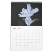 2025 Kalender bloem en nacht (Mar 2027)