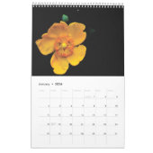 2025 Kalender bloem en nacht (Jan 2026)