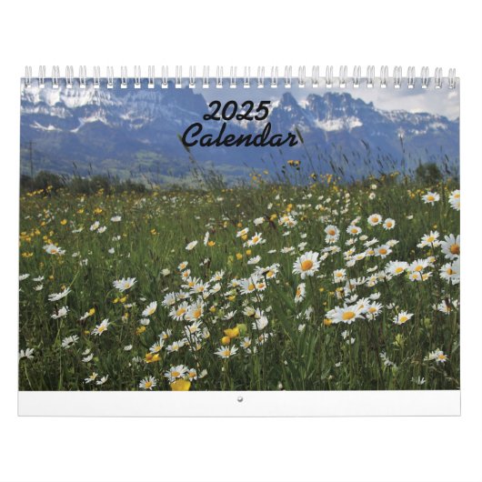 2025 Kalender Bloemen Geplaatst (Hoes)