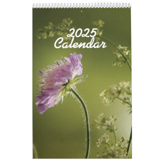 2025 Kalender Bloemen Geplaatst