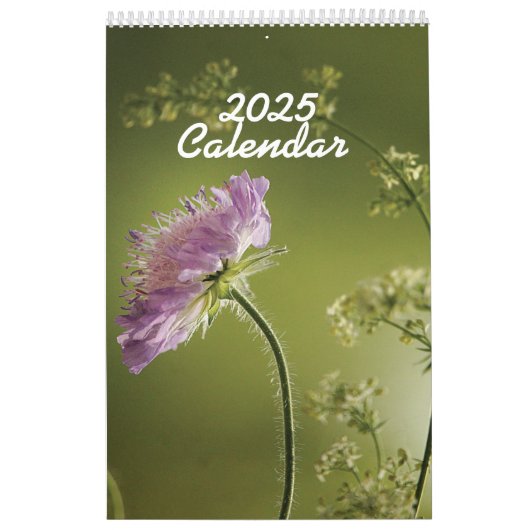 2025 Kalender Bloemen Geplaatst (Hoes)