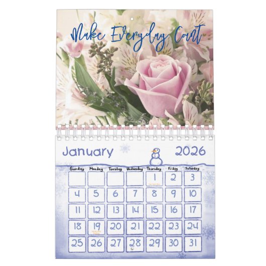 2025 Kalender Bloemen Make Everyday Count (Jan 2026)