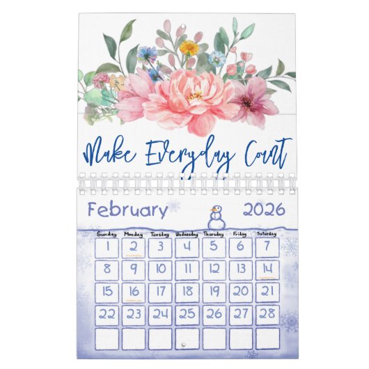 2025 Kalender Bloemen Make Everyday Count (Feb 2026)