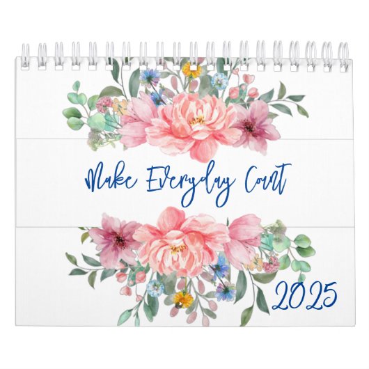 2025 Kalender Bloemen Make Everyday Count (Hoes)