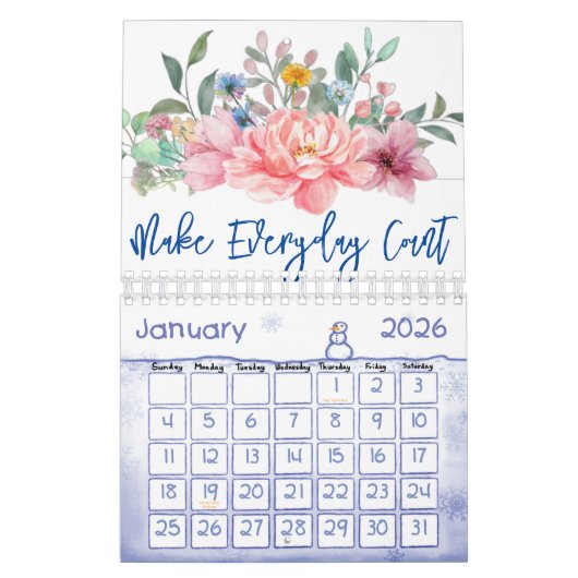 2025 Kalender Bloemen Make Everyday Count (Jan 2026)