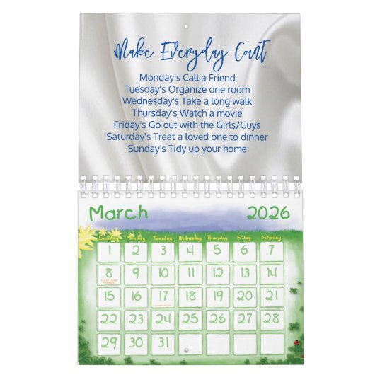 2025 Kalender Bloemen Make Everyday Count (Mar 2026)