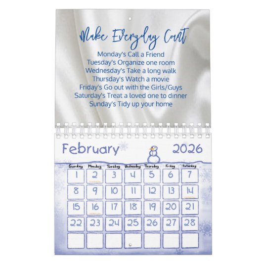 2025 Kalender Bloemen Make Everyday Count (Feb 2026)