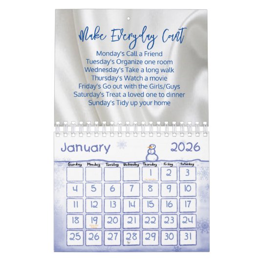 2025 Kalender Bloemen Make Everyday Count (Jan 2026)