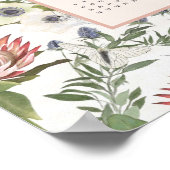 2025 Kalender Bloemen Vlinders Poster (Hoek)